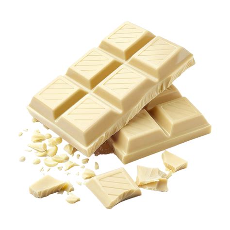 White Chocolate on Transparent Background 47829985 PNG