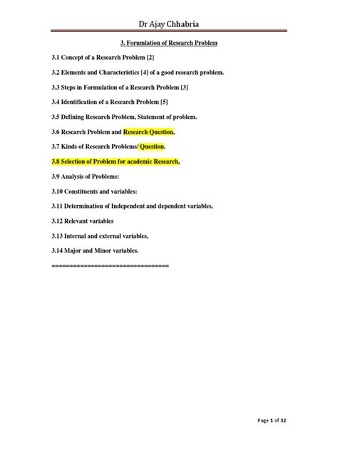 Image result for Research Problem Identification