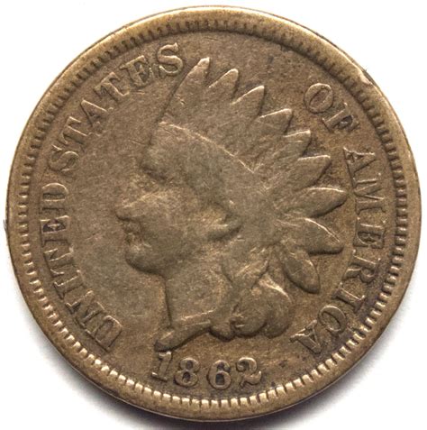 1862 Indian Head Cent#12 - For Sale, Buy Now Online - Item #573365