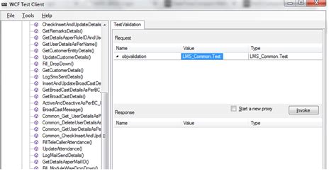 WCF Test Client 的图像结果
