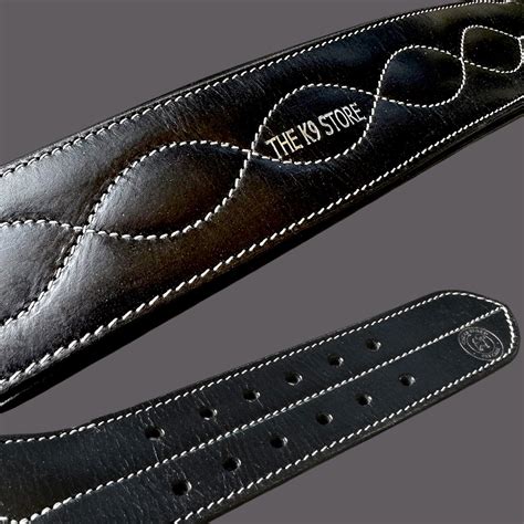 The K9 Store 100% Highgrade Leather Colored Bold & Premium Dog Neck Co