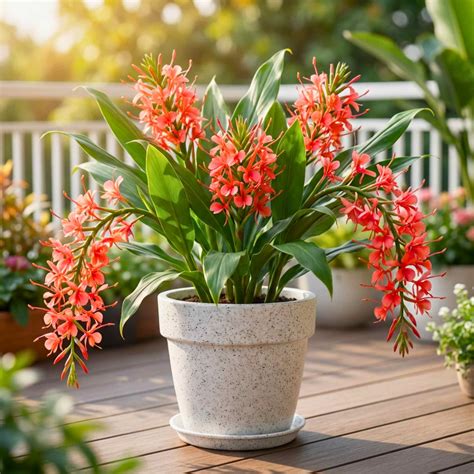 Buy Best Quality Ginger Lily Pink Flower Bulbs Online - Organicbazar