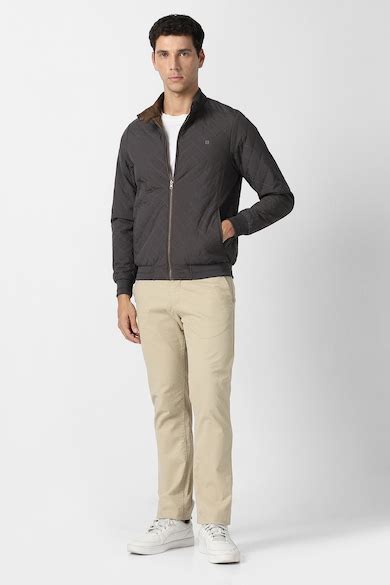Buy Men Casual Brown Solid Jacket Online - 40080146 | Louis Philippe