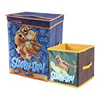 PrettyKrafts Scooby-Doo Fabric Toys Organizer Storage Box - Set of 2 ...