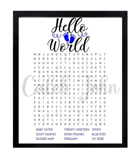 Image result for Word Search World Hello