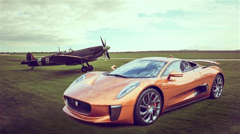 Download wallpaper Orange, Spitfire, CX-75, Jaguar/, section jaguar in ...