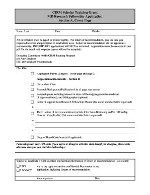 Fillable Online stemcell stanford MD Research Scholar Application ...