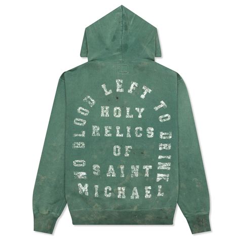 Saint Michael Hoodie - Green - Feature