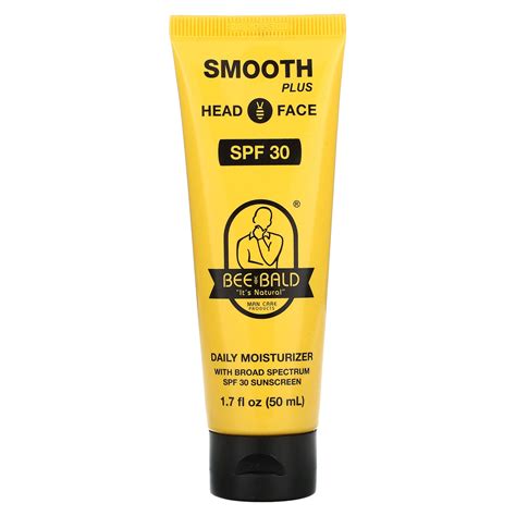 Bee Bald, Smooth Plus Head & Face, Daily Moisturizer, SPF 30, 1.7 fl oz ...