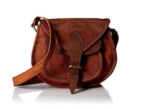 Buy Madosh Brown Genuine Leather Sling Bag for Women Small Travel ...