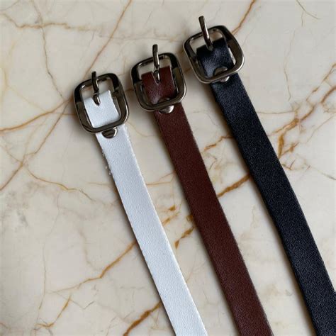 Leather Luggage Tag Belts