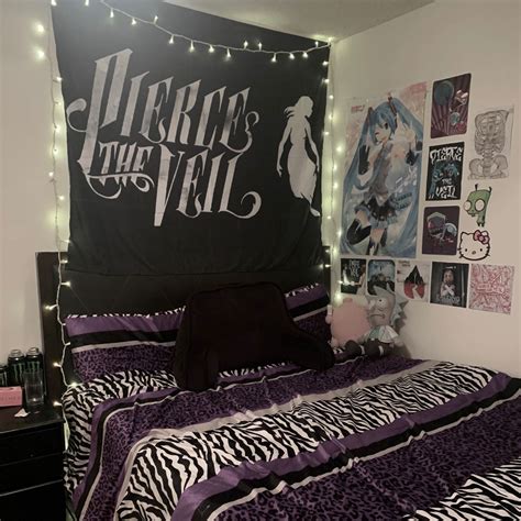 emo bedroom decor