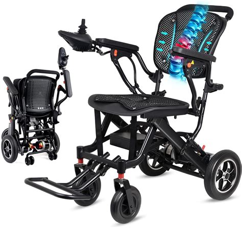 Amazon.com: Tripaide Lightweight Foldable Electric Wheelchair for ...