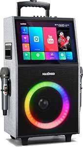 Professional Karaoke Machine with Lyrics Display Screen for Adults, 2 ...