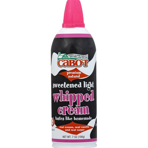 Cabot Whipped Cream (7 oz) Delivery or Pickup Near Me - Instacart