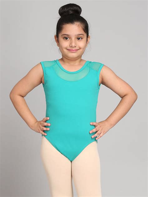 Buy Girls Ballet Leotard Mesh Panel Online at Best Price – The Dance Bible
