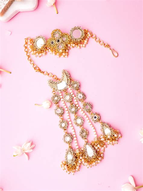 Ishq Gold Bracelet Lumba Rakhi – Handmade Designer Bhabhi Rakhi by ...