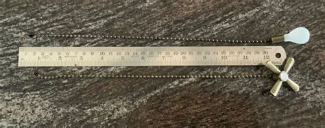 HASTHIP® Ceiling Fan Pull Chain Decorative with Ball Chain Connector ...