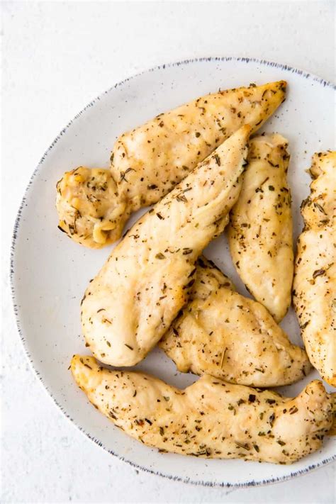 Air Fryer Chicken Tenders (no breading) - Make It Skinny Please