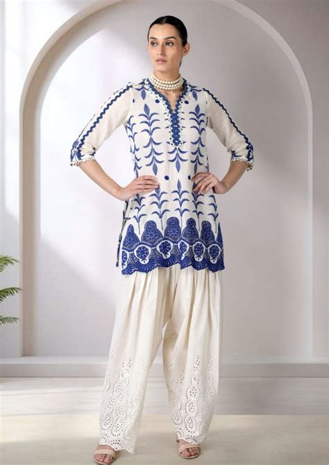 Tara Cotton Mul Kurta Set with Farshi Salwar – Thebumblebeeclothing ...