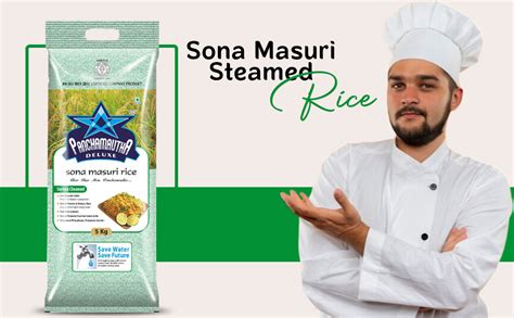 PANCHAMRUTHA DELUXE Sona Masuri Steamed Rice 12 Months Old Traditional ...