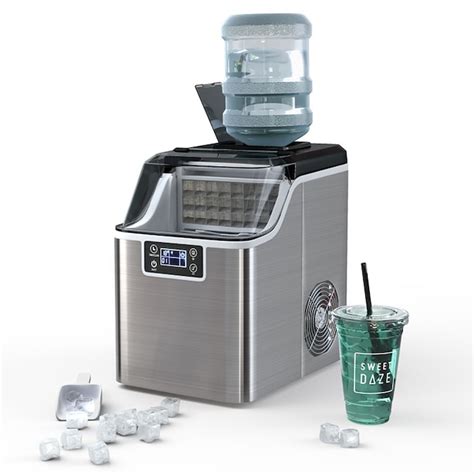 GZMR Electric Countertop Ice Maker 40-lb Ice Per day Countertop or ...