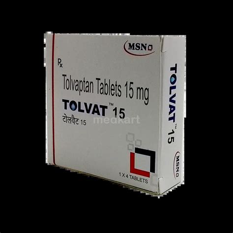 TOLVAT 15MG TABLET 4'S Price, Uses, Side Effects & Substitutes | Medkart