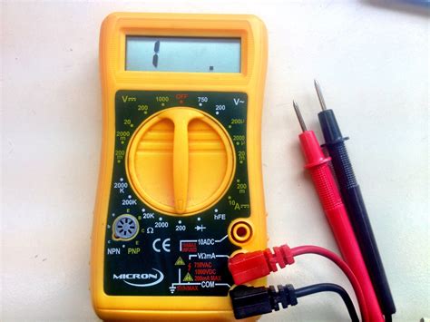 Image result for Resistance Scale Reading Multimeter