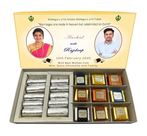 Best Kaju Pista Roll and Dry Fruit Bites Wedding Return Gift Box Online ...