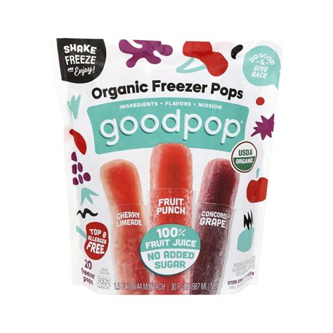 Goodpop Organic Freezer Pops 24 c – Orgánica Store Panamá