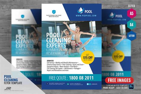 pool service flyer templates free