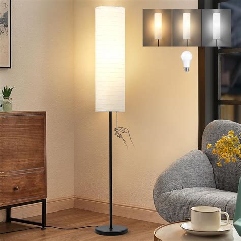 Luvkczc 65" Paper Lantern Floor Lamp - Minimalist Tall Lamp for for ...
