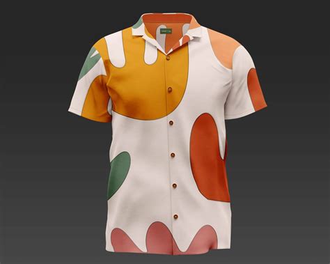 Free Men's Casual Short Sleeves Dress Shirt Mockup PSD Set - Good Mockups