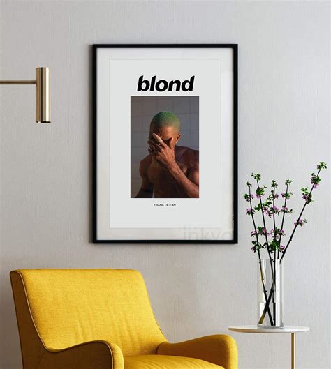 Frank Ocean Poster Blond, Album Cover Music Poster sold by Clownfish ...