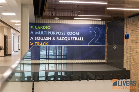 University of Michigal Rec Center Razor Railing System