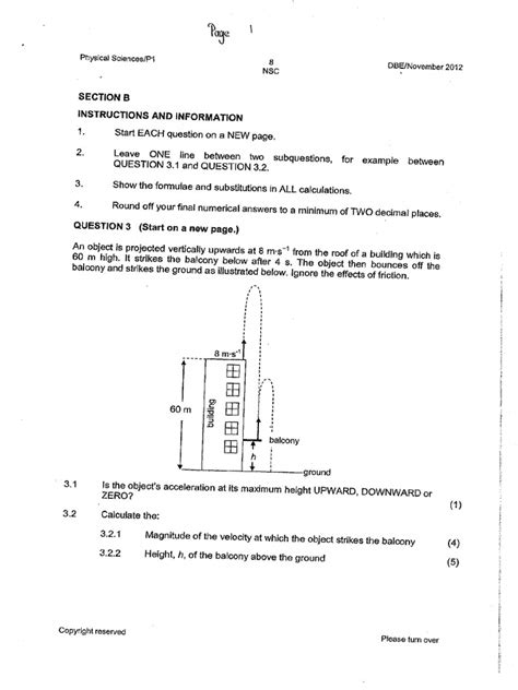 Image result for Vertical Projectile Motion Excercise