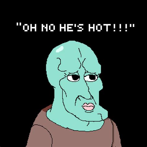Pixilart - Hot squidward by Acer-Real