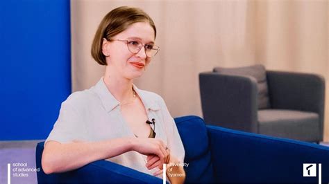 Выпускники Школы перспективных исследований (SAS) ТюмГУ. Екатерина ...