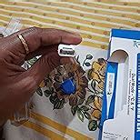 K-Life KLT-100 ABS Plastic Digital Thermometer With Storage Case, White ...