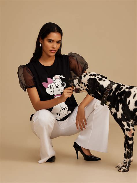 ©Disney Dalmations Organza Sleeves Top – KAZO