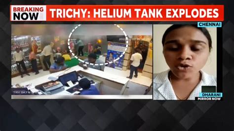 Trichy: Helium Tank explodes in market; one dead, several injured ...