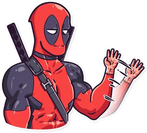 Deadpool Comic Sticker Pack - Deadpool Telegram Stickers - (512x512 ...