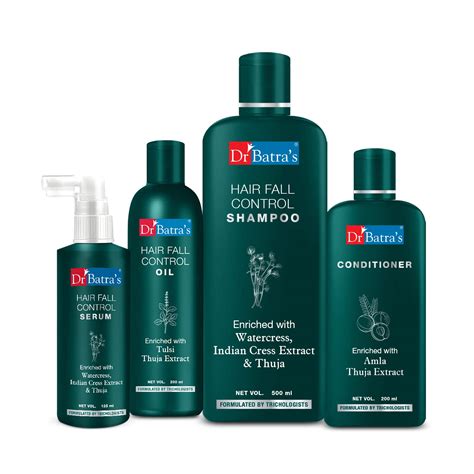 Buy Dr Batra's Hair Fall Control Serum-125 ml, Conditioner - 200 ml ...