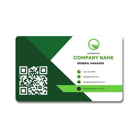 Custom QR Code Card Design Digital Contactless Smart Business Card ...