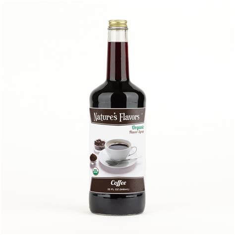 Organic Coffee Syrup – Nature's Flavors