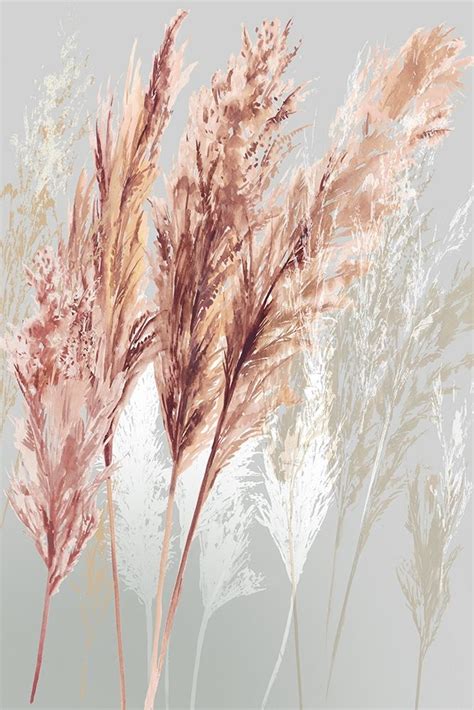 Blushing Pomp Grass I by Asia Jensen - Item # VARPDXJN515A, Size: Small ...
