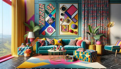 Reviving 1980's Interior Design: Bold Colors, Shapes & Timeless Trends ...