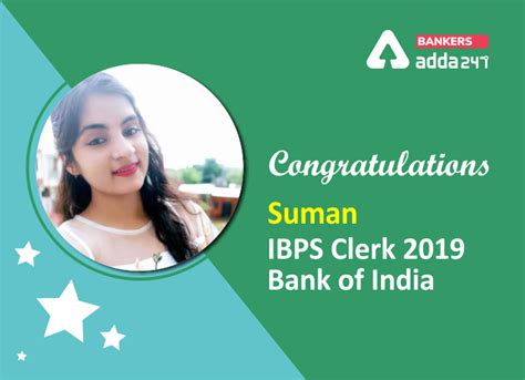 IBPS Clerk में Bank of India में Selected सुमन की Success Story ...