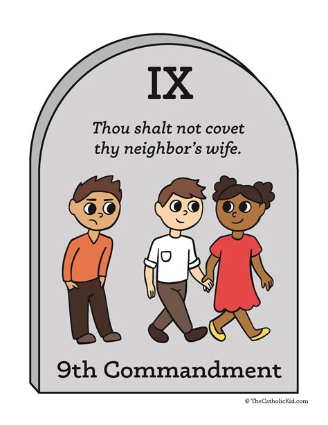 Ten Commandments Catholic For Kids