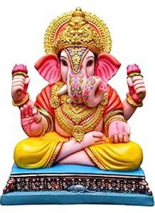 Buy KRISHNAGALLERY1 Marble Dust Pink Body Antique Dagdu Ganesh ji Murti ...
